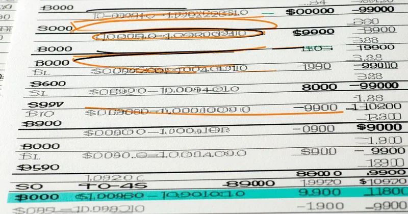 Cash transaction records showing multiple transactions just below the 10000 dollar CTR threshold